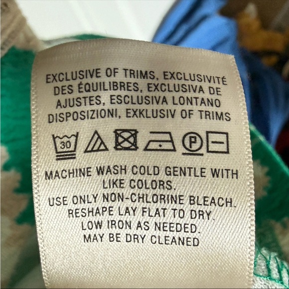 Maeve Anthropologie Emma Dandelion Print Fit Flare Dress Green 6 - Picture 8 of 9